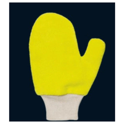 Tekenhandschoen Geel|Wit