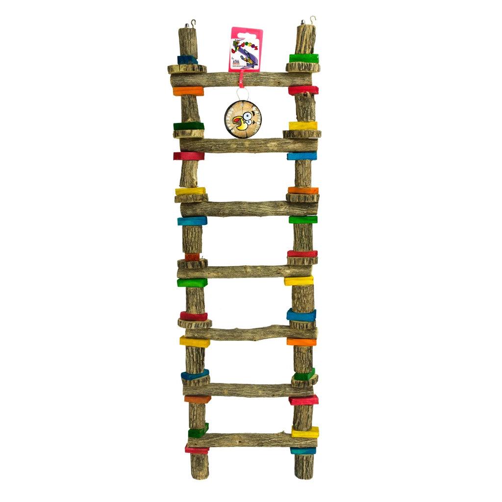 Birrdeeez Vogel 7-Step Sekelbos Ladder - Nena's Pets 