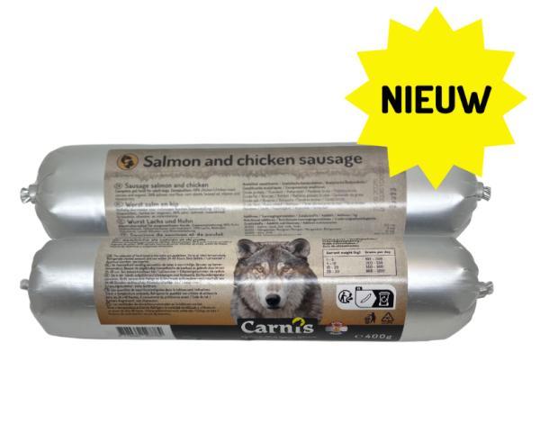 Carnis Gestoomde vleesworsten - Nena's Pets 