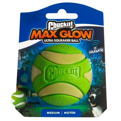 Chuckit Max Glow Ultra Squeaker - Nena's Pets 