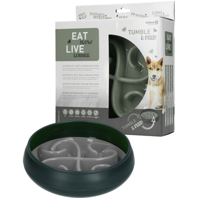 Eat slow live longer tumble feeder
