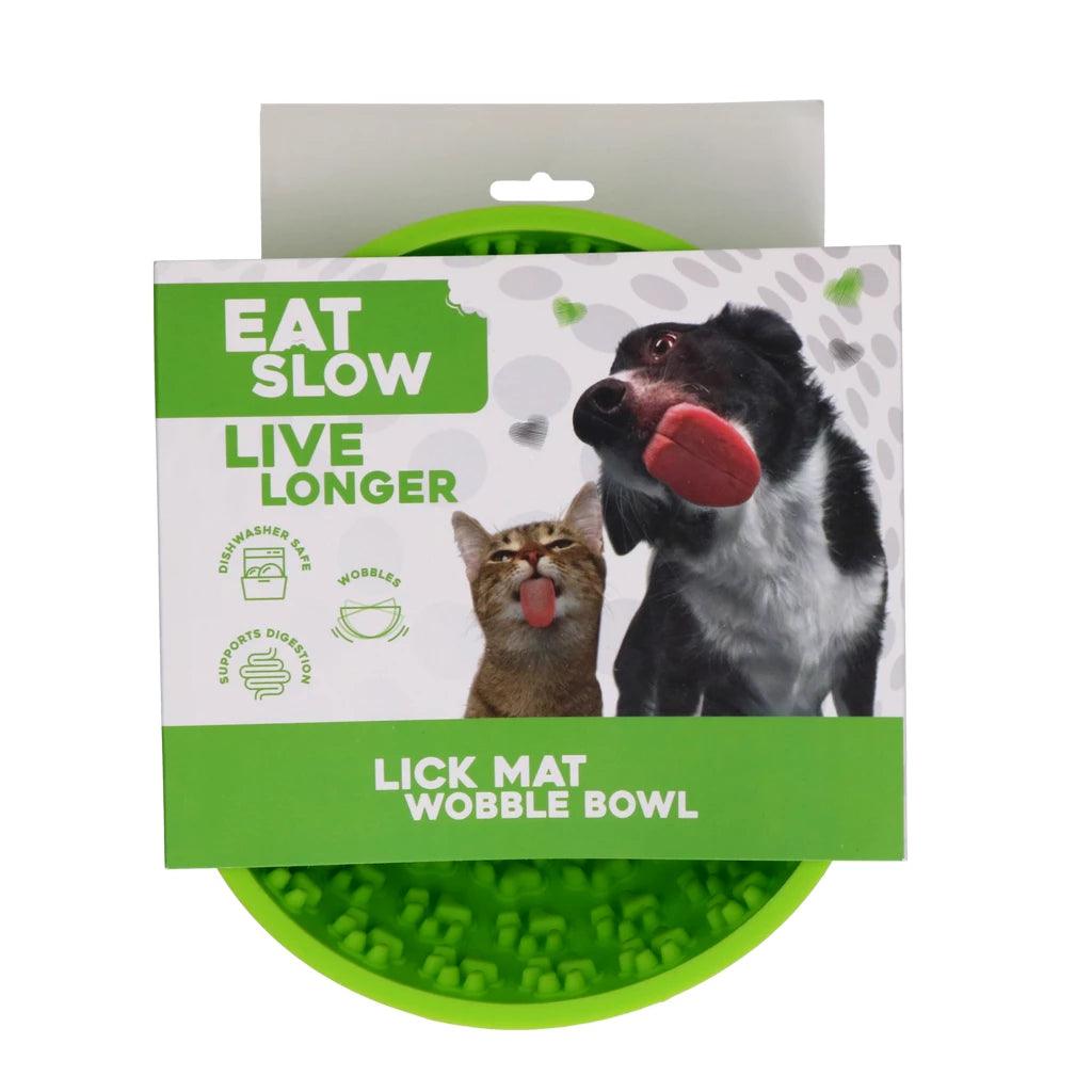 Eat Slow Live Longer Lick Mat Wobble Bowl - Nena's Pets 