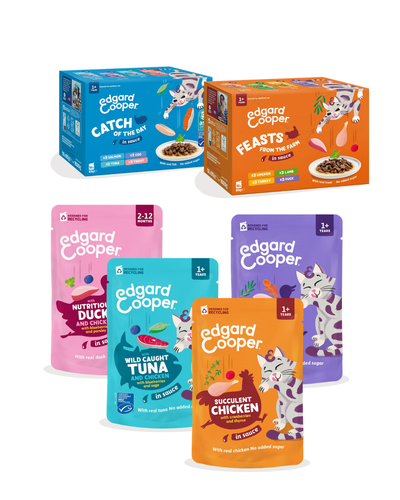 Edgard&Cooper Pouches vlees in saus