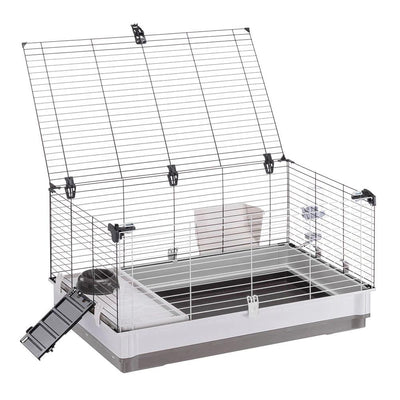 Ferplast Konijnenkooi krolik 100 Grijs 100x60x50 cm - Nena's Pets 