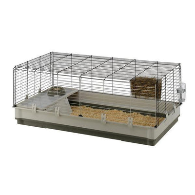 Ferplast Konijnenkooi krolik krolik 120 groen 120x60x50 cm - Nena's Pets 