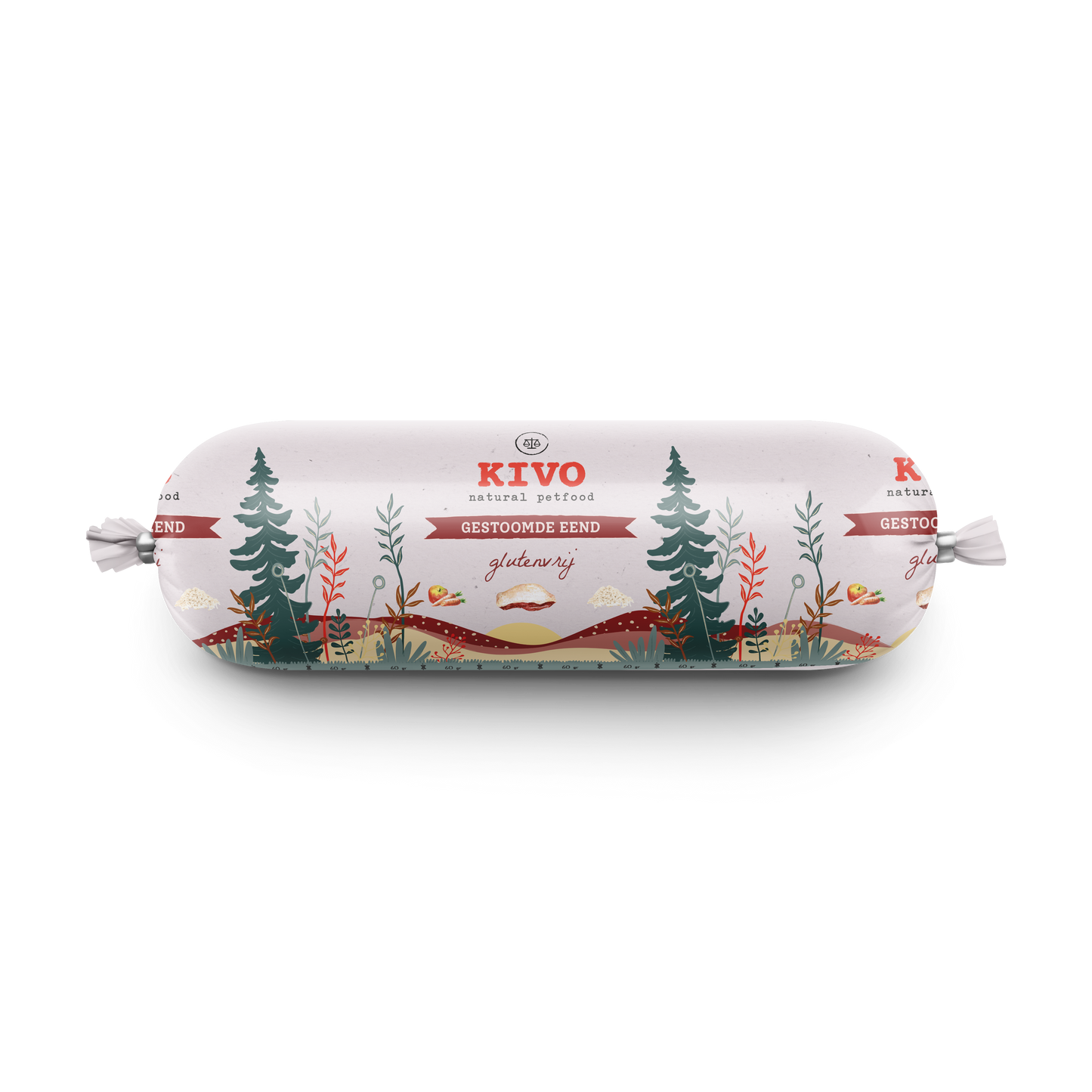 Kivo gestoomd vlees 600gr