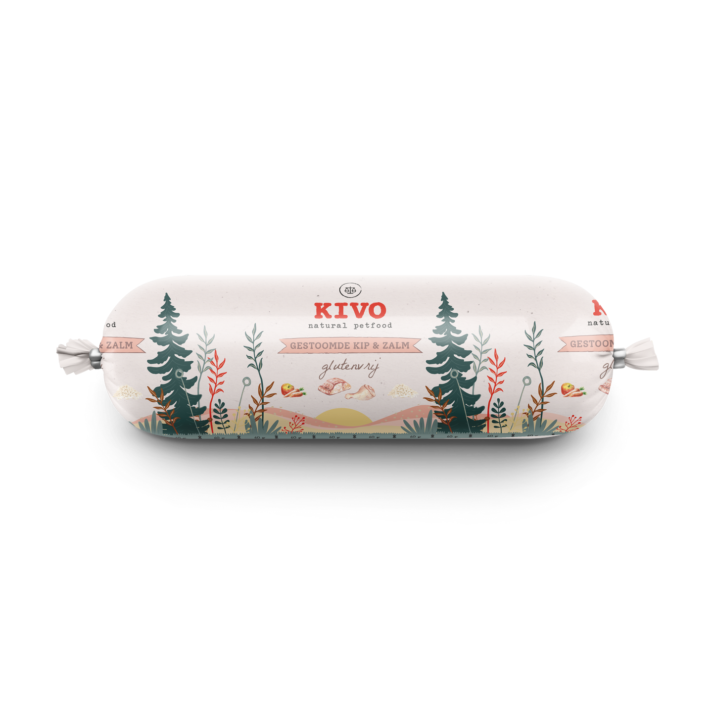 Kivo gestoomd vlees 600gr
