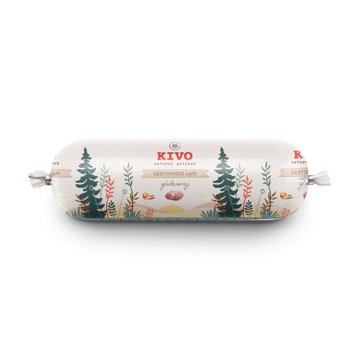 Kivo gestoomd vlees 600gr