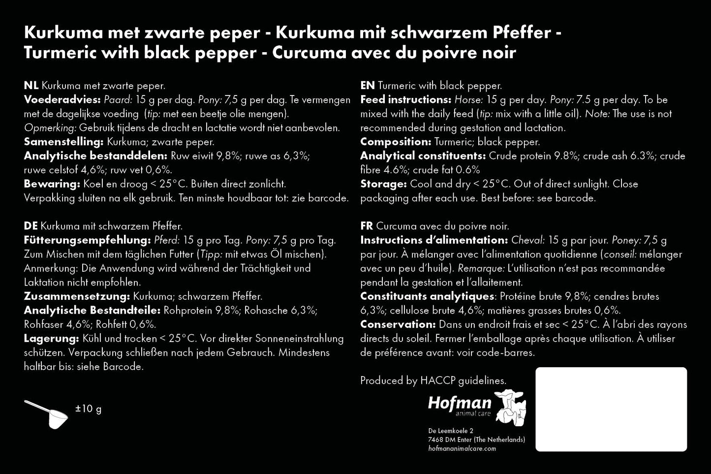 Excellent Horse Herbs Kurkuma
