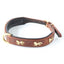 HB Halsband paardjes bruin/goud - Nena's Pets 