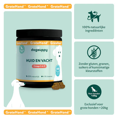 Dogsuppy Huid & vacht Omega 3-6-9