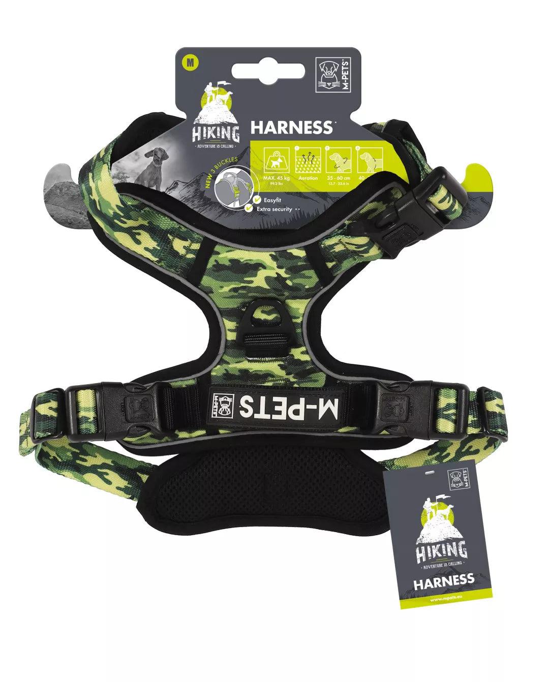 M-Pets Hiking Harness met nek gesp - Nena's Pets 