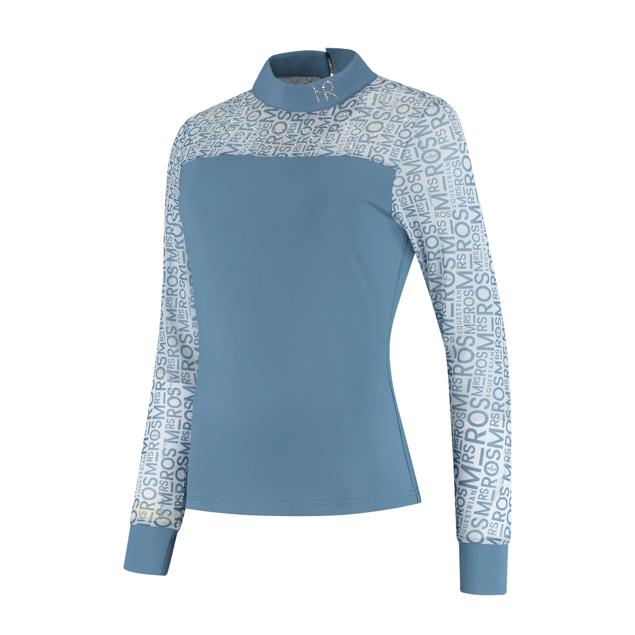 Mrs. Ros Competition Mesh logo Long sleeve top