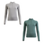 BR CLX long-sleeve zip-up shirt dames