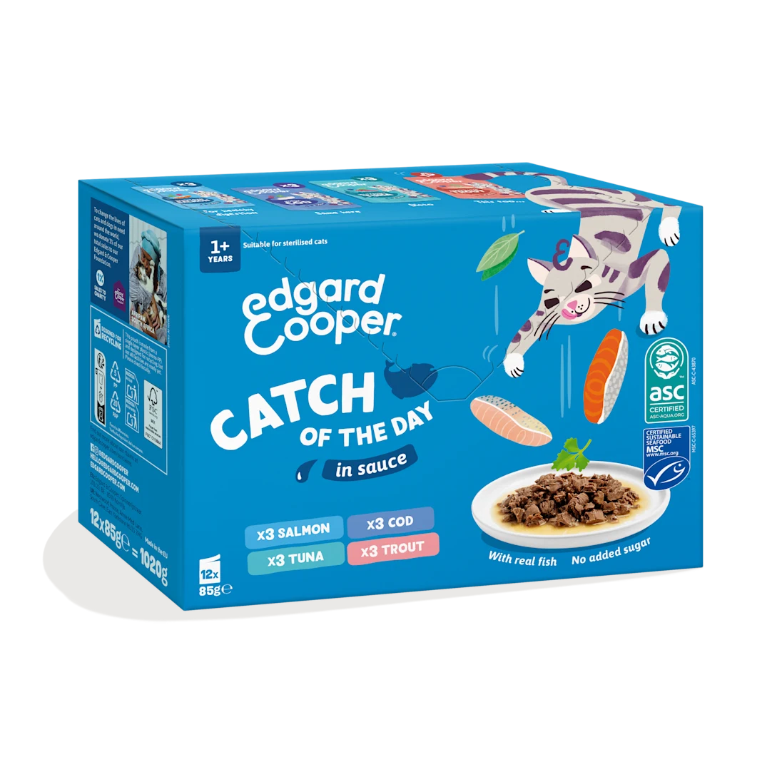 Edgard&Cooper Pouches vlees in saus