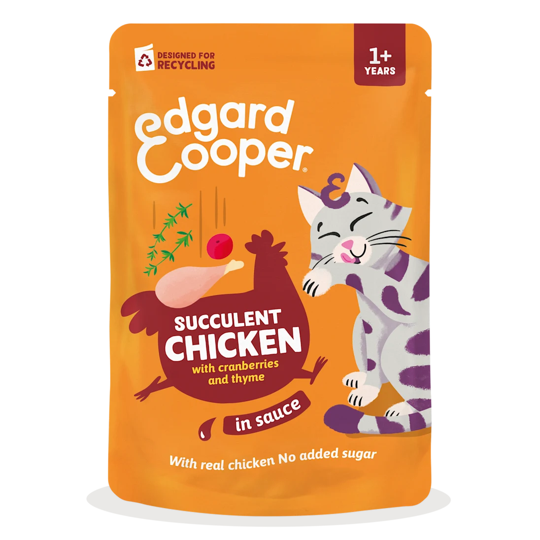 Edgard&Cooper Pouches vlees in saus