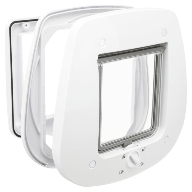 Trixie 4-weg huisdierluik speciaal voor glas