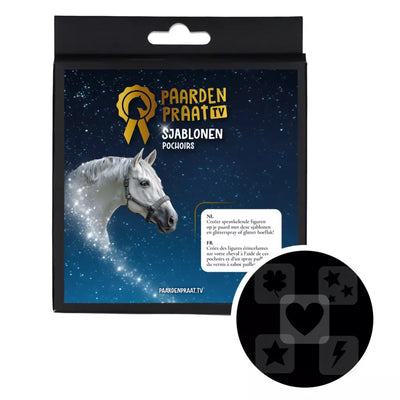 Paardenpraat TV Sjablonen 5 stuks