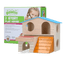 Pawise Kleurrijk knaagdier huisje met 2 verdiepingen - Nena's Pets 