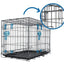 Safety+ Bench met 2 deuren Grijs S 61x43x49 cm - Nena's Pets 