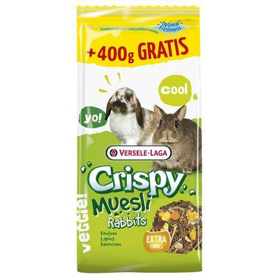 Versele-Laga Crispy muesli konijnen PROMO 2,75kg +04kg - Nena's Pets 