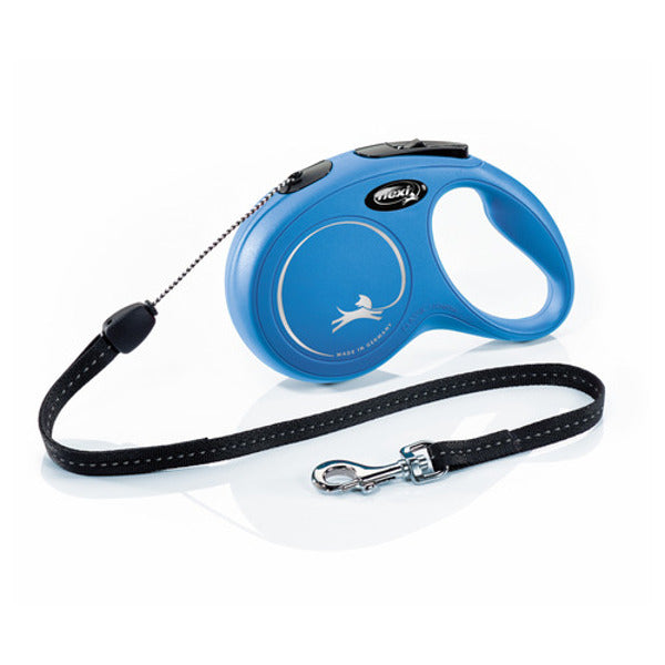 Flexi rollijn classic cord blauw 8mtr