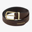 Lemieux Debossed Leather belt, leren riem - Nena's Pets 