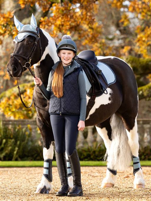 Lemieux 24AW Young Rider Eloise omkeerbare winter bodywarmer - Nena's Pets 