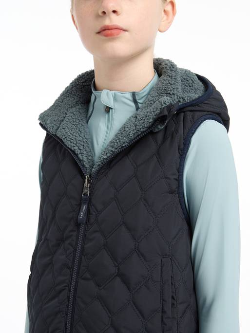 Lemieux 24AW Young Rider Eloise omkeerbare winter bodywarmer - Nena's Pets 