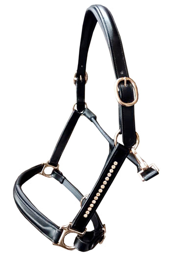 HB Showtime lederen halster Rose Gold