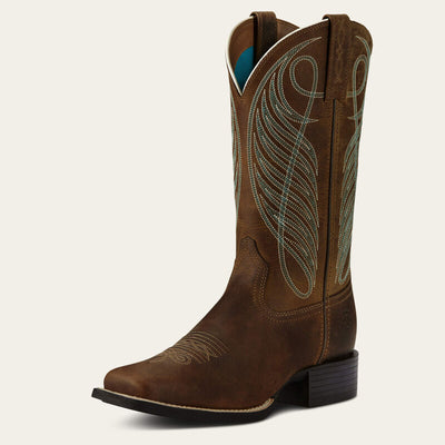 Ariat Round Up Wide Square Toe westernlaars