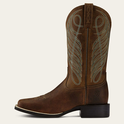 Ariat Round Up Wide Square Toe westernlaars