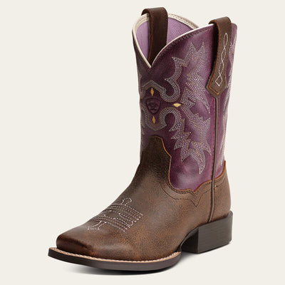 Tombstone Wide Square Toe westernlaars kids