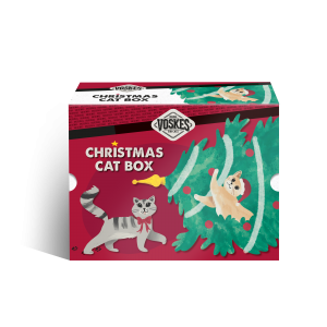 Voskes kerstbox kat